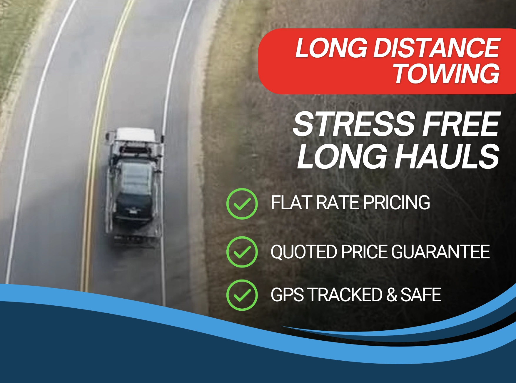 Long Distance 2 Blue and White Modern Towing Service Instagram Post3